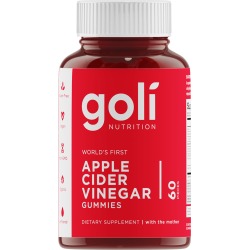 Goli World's First Apple Cider Vinegar Gummy Supplement, 60 Count