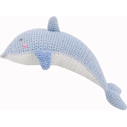 Crochet Dolphin Baby Rattle