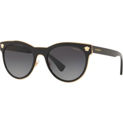 Polarized Round Metal Medusa Head Sunglasses