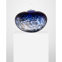 Beans Glass Sculpture, Blue