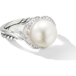 Continuance Pearl & Diamond Ring, Size 9