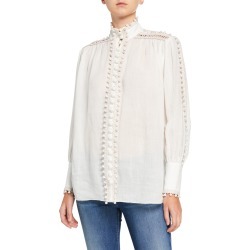 Super Eight Corded High-Neck Blouse