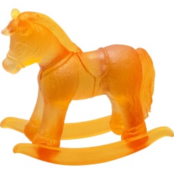 Amber Crystal Rocking Horse