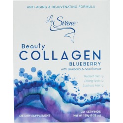 Blueberry Beauty Collagen (Marine), Powder Supplement (30 Servings)