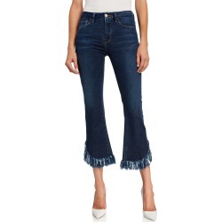 Le Crop Mini Boot Shredded Jeans