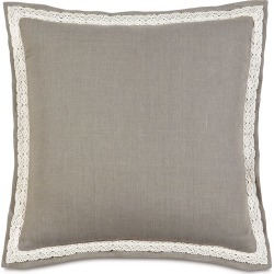 European Breeze Linen Pillow, 27"Sq.