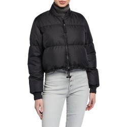 Bubble Short Down Cropped Jacket