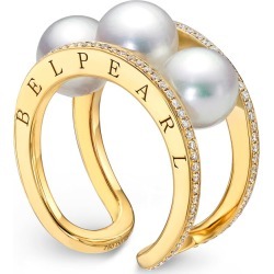 Kobe Tre Pearl & Diamond Ring
