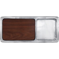 Signature Cheese & Cracker Server with Dark Wood Insert