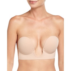 U-Plunge Backless Strapless Adhesive Bra