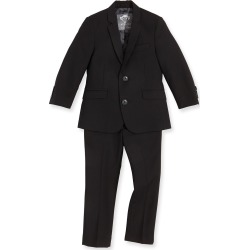 Boys' Two-Piece Mod Suit, Black, 2T-14