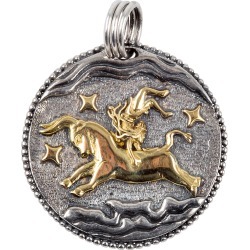 Taurus Carved Zodiac Pendant