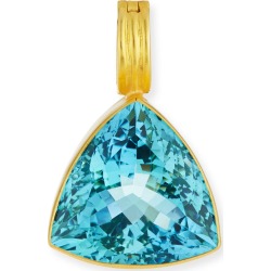 Trillion-Cut Blue Topaz Enhancer