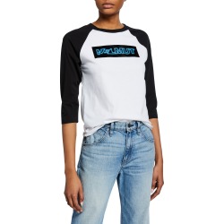 Pigeon Logo Baseball Tee