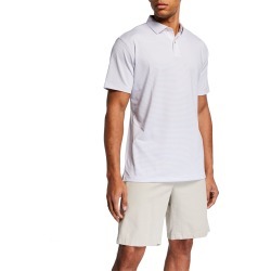 Men's Sean Holiday Striped Polo Shirt