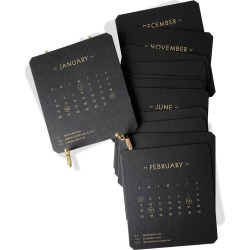 2020 Calendar Noir Refill