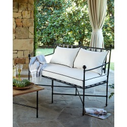 Avery Neoclassical Outdoor Bench