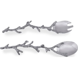 Coral Salad Servers