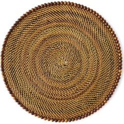 Round Placemats with Beads, Set of 4
