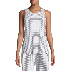 Vega Striped Lounge Muscle Tank