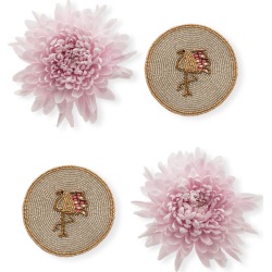 Flamingo Coasters, Set of 4