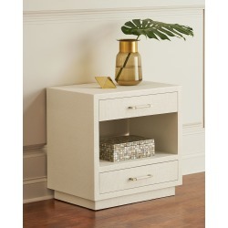 Robyn Bedside Chest, White