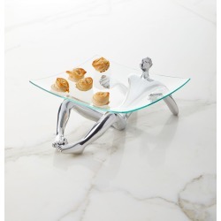 Glass Platter and Stand