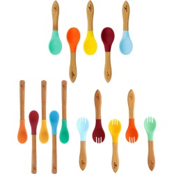 Baby's Rainbow Mega Bamboo Spoon Gift Set