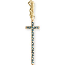 18k Blue Diamond Cross Enhancer