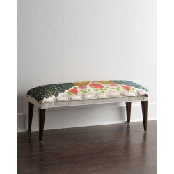 Cream Peacock Bench