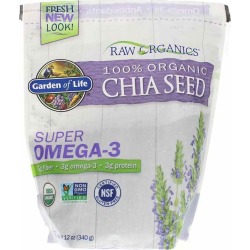 Garden of Life Raw Organics Super Omega-3 Chia Seed 12 Oz