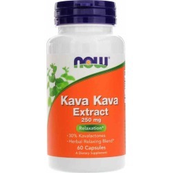 NOW Foods Kava Kava Extract 250 Mg 60 Capsules