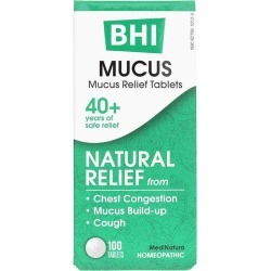 BHI Mucus Relief Tablets 100 Tablets