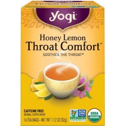 Yogi Tea Honey Lemon Throat Comfort 16 Tea Bags