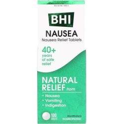 BHI Nausea Relief Tablets 100 Tablets