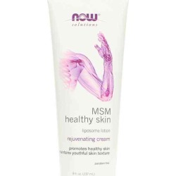 NOW Foods MSM Healthy Skin Lipsome Lotion 8 Oz