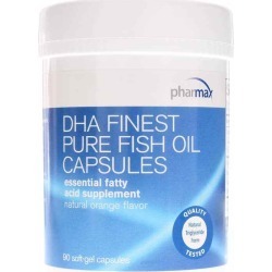 Pharmax DHA Finest Pure Fish Oil Capsules 90 Capsules