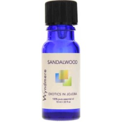 Wyndmere Essential Oils Sandalwood in Jojoba Essential Oil .33 Oz
