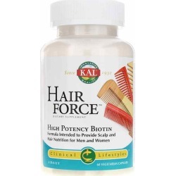 Kal Hair Force High Potency Biotin 60 Veg Capsules