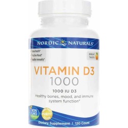 Nordic Naturals Vitamin D3 1000 IU 120 Softgels