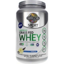 Garden of Life Sport Certified Grass Fed Whey Protein Vanilla 23 Oz