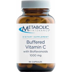Metabolic Maintenance Vitamin C Buffered with Bioflavonoids 1,000 Mg 90 Capsules