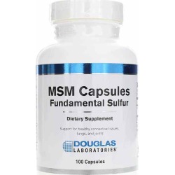 Douglas Laboratories MSM Capsules Fundamental Sulfur 100 Capsules