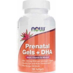 NOW Foods Prenatal Gels + DHA 180 Softgels