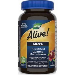 Natures Way Alive Men's Gummy Vitamins 75 Gummies