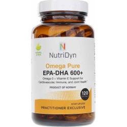 Nutri-Dyn Omega Pure Epa-Dha 600+ Citrus 120 Softgels