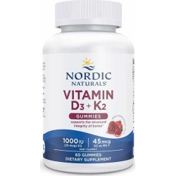 Nordic Naturals Vitamin D3 + K2 Gummies 60 Gummies