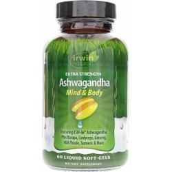 Irwin Naturals Extra Strength Ashwagandha 60 Liquid Softgels