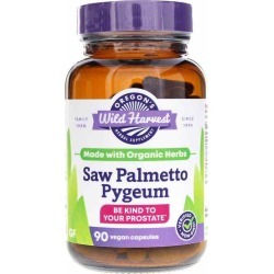 Oregons Wild Harvest Saw Palmetto Pygeum 90 Gel Capsules