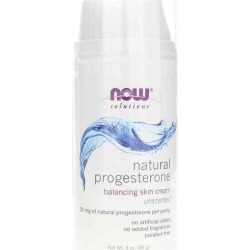 NOW Foods Natural Progesterone Balancing Skin Cream 3 Oz